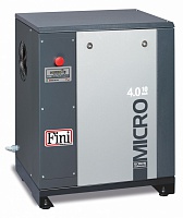 Винтовой маслосмазываемый компрессор FINI MICRO 4.0-08 с ременной трансмиссией на раме без осушителя рабочим давлением 8 бар
